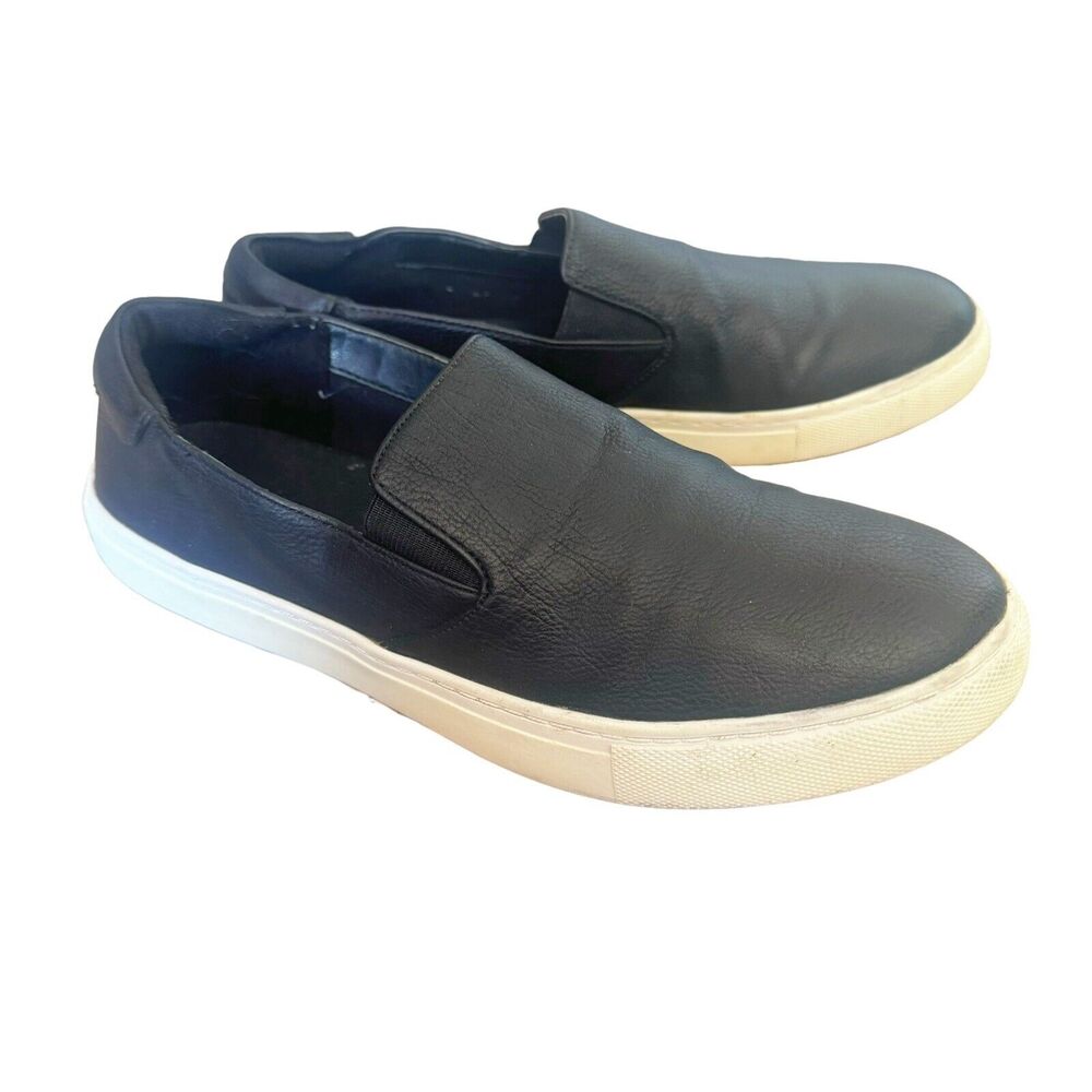 Kenneth Cole Reaction Womens Slip On Tennis Sneaker Size 8 Medium Black Flats